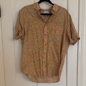 Goodfellow & Co Multicolor Floral Button Down Shirt